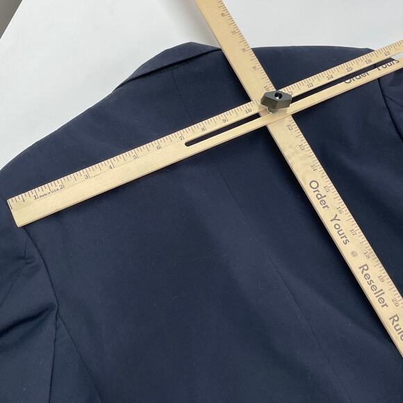 Michael Kors Blazer Mens 40R Blue Grey Lined 2 Button Single Breast Suit Jacket - Picture 6 of 10